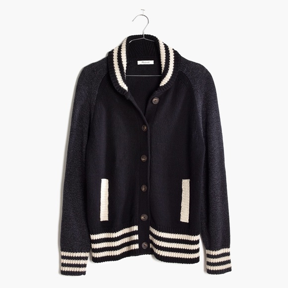 Madewell Sweaters - Madewell bomber cardigan jacket *brand new* 🤩